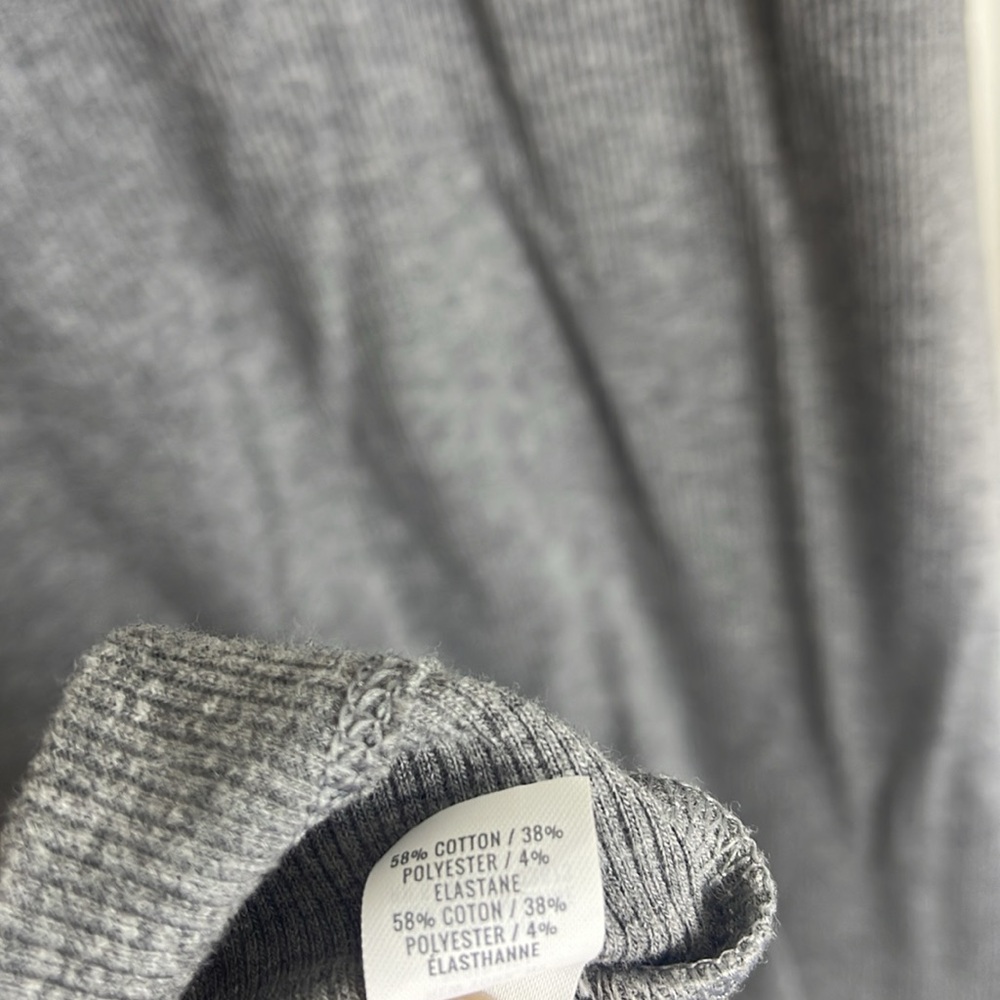 Aerie Knot front long sleeve ribbed dress M - Picture 7 of 7